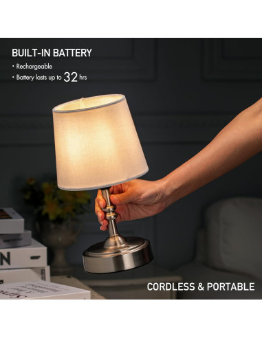 Lámpara de Mesa LED O'Bright Seraph Mini Recargable