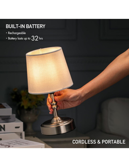 Lámpara de Mesa LED O'Bright Seraph Mini Recargable Lámpara de Mesa LED O'Bright Seraph Mini Recargable