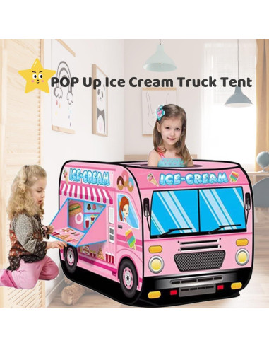 Tienda Pop Up para Niños Usoway Camión de Helados 112x70cm