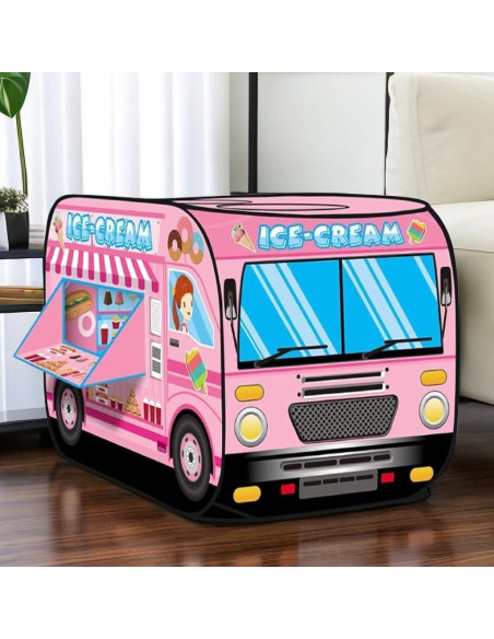 Tienda Pop Up para Niños Usoway Camión de Helados 112x70cm Tienda Pop Up para Niños Usoway Camión de Helados 112x70cm