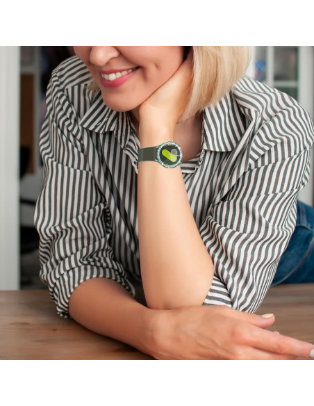 Funda Brillante RICHONE para Samsung Galaxy Watch 40mm - 7 Piezas Funda Brillante RICHONE para Samsung Galaxy Watch 40mm - 7 Piezas