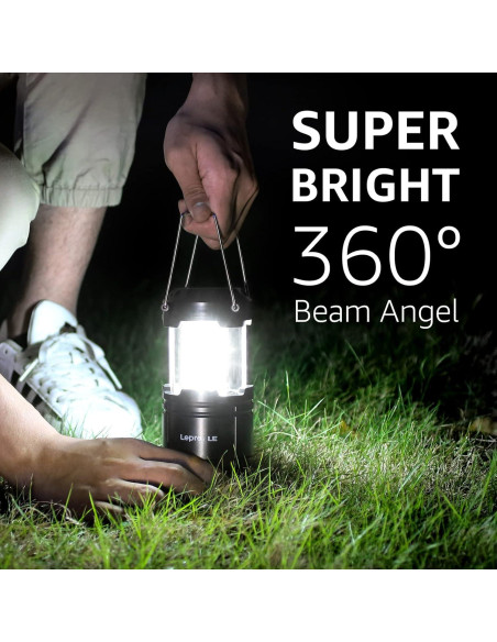 Linterna Camping LED Lepro 190 Lúmenes Plegable IPX4 Linterna Camping LED Lepro 190 Lúmenes Plegable IPX4