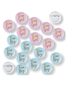 Pins de Botón Revelación de Género 30 Pcs - Gentlife