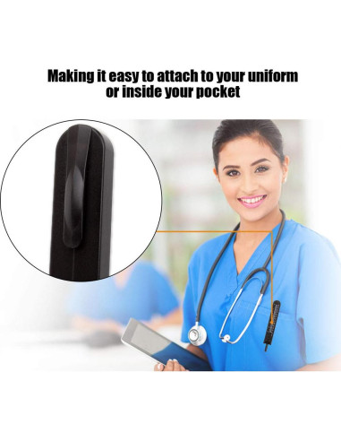 Calibrador ECG EKG LANIAKEA Negro para Enfermería 11 cm