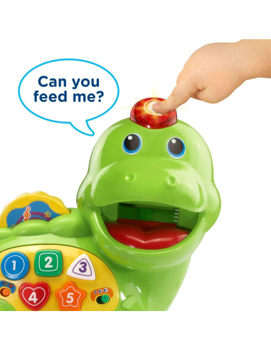 VTech Chomp & Count Dino Verde - Juguete Educativo 1-3 Años