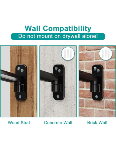 Soporte de Pared para Monitor ErgoFocus 17-32" Ajustable