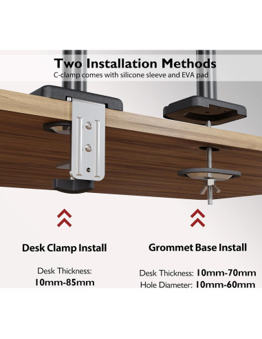 Soporte de Monitor BONTEC GDM7503 para Pantallas 13-34"