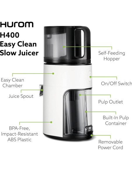 Extractor de Jugo Hurom H400 Easy Clean 550ml Beige Extractor de Jugo Hurom H400 Easy Clean 550ml Beige