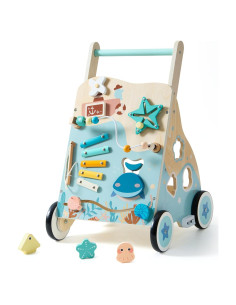 Andador de Madera ROBOTIME Oceánico 6 en 1 para Bebés