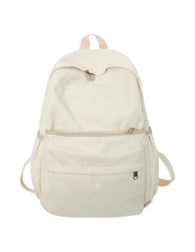 Mochila Escolar Estética Lamprod Blanca 42x31x13 cm 25L