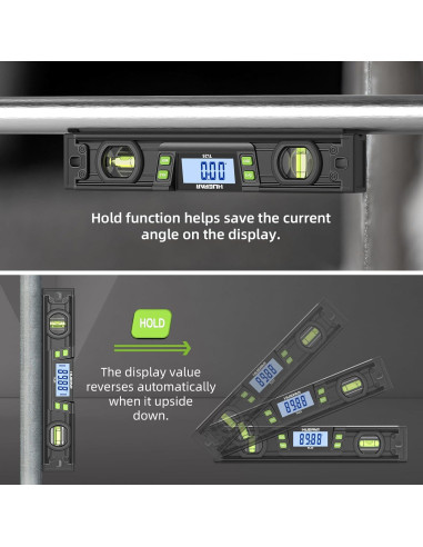 Nivel Digital Torpedo Huepar TL25 10" Aluminio IP54