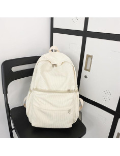 Mochila Escolar Estética Lamprod Blanca 42x31x13 cm 25L 2