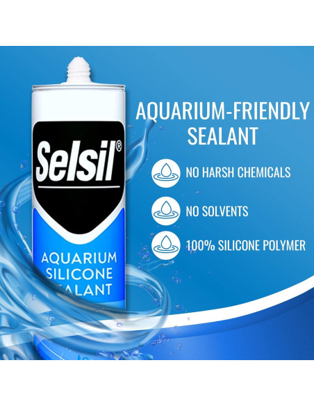 Sellador de Silicona Selsil para Acuarios 300 ml Transparente Sellador de Silicona Selsil para Acuarios 300 ml Transparente