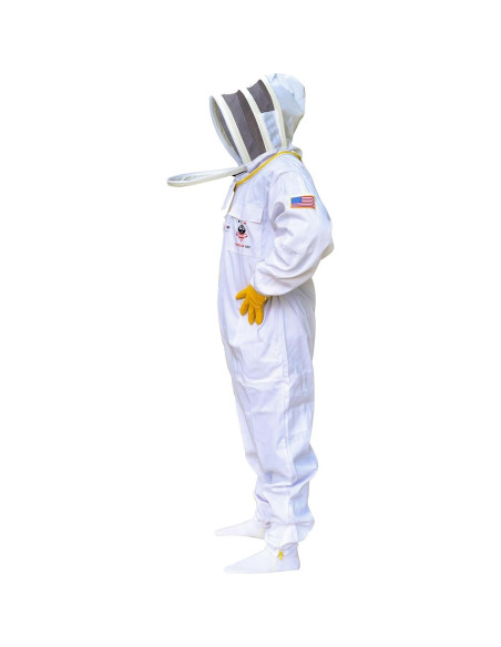 Traje de Apicultura American Bee Algodón Mediano A Prueba Picaduras Traje de Apicultura American Bee Algodón Mediano A Prueba Picaduras