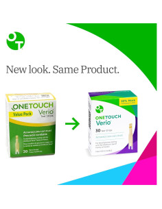 Tiras de Prueba OneTouch Verio - 90 Tiras para Diabetes 2