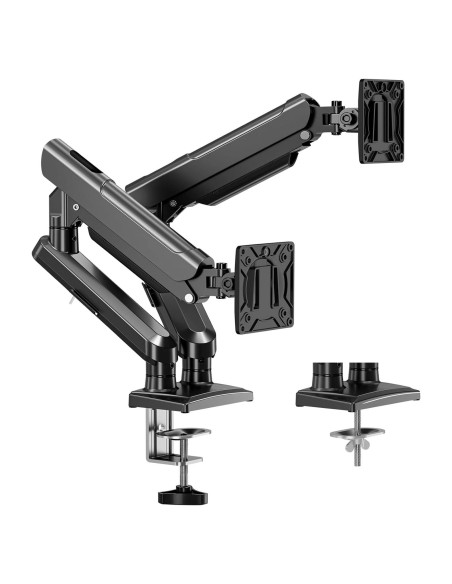 Soporte Doble para Monitor ErgoFocus 13-32" Negro VESA Soporte Doble para Monitor ErgoFocus 13-32" Negro VESA