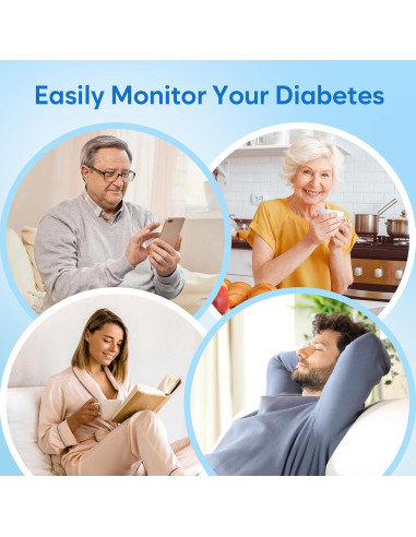 Kit Monitor Glucosa Easy@Home - 100 Tiras y Lancetas
