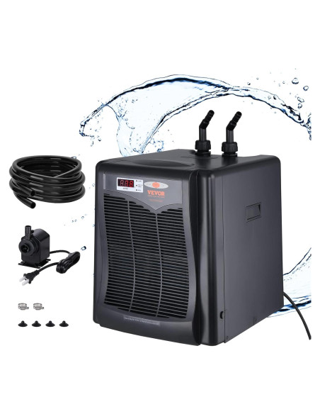 Enfriador de Acuario VEVOR 110 Gal 0.33 HP Silencioso Enfriador de Acuario VEVOR 110 Gal 0.33 HP Silencioso