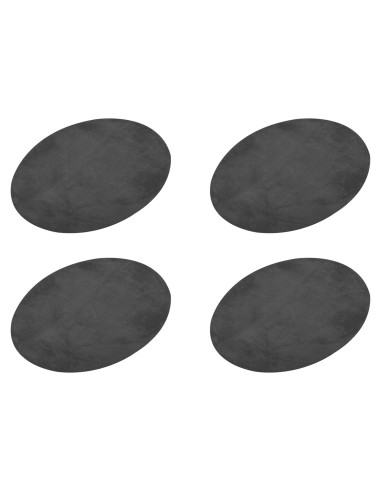 Parche Termoadhesivo Ovalado MECCANIXITY Gris - 4 Piezas