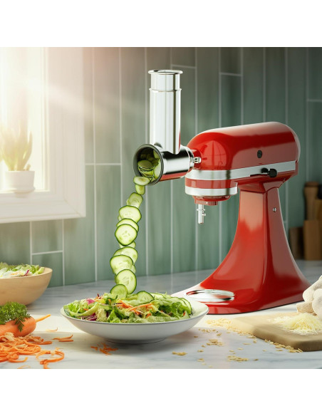 Rallador y Rebanador Hozodo para Batidora KitchenAid 4 Cuchillas Rallador y Rebanador Hozodo para Batidora KitchenAid 4 Cuchillas
