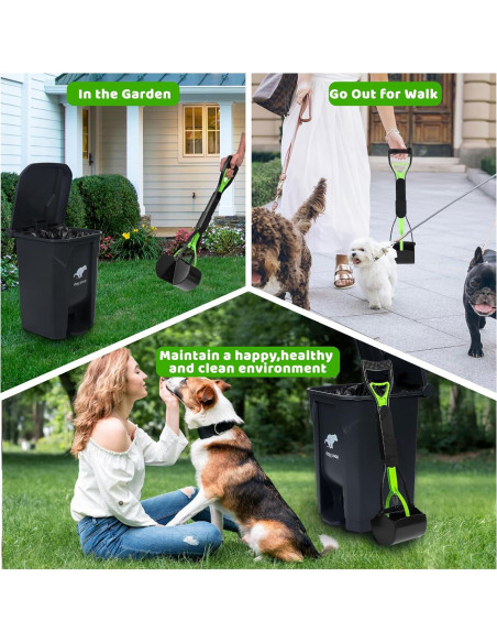 Cubículo de Basura Uppcasir 20L con Recogedor Plegable Cubículo de Basura Uppcasir 20L con Recogedor Plegable