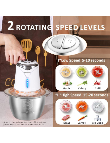 Procesador de Alimentos SF SUNFUNY 1.2L Inalámbrico USB Procesador de Alimentos SF SUNFUNY 1.2L Inalámbrico USB