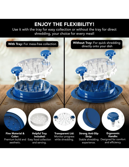 Desmenuzador de Pollo Cozy Kitchen Goods TRAY2 Ergonómico Desmenuzador de Pollo Cozy Kitchen Goods TRAY2 Ergonómico