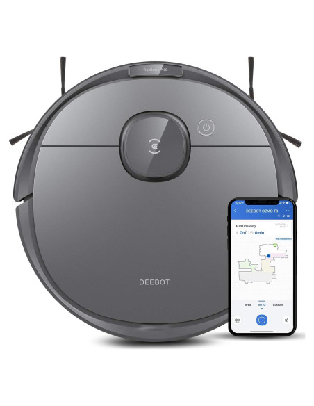Aspiradora Robot ECOVACS Deebot T8, Mapeo y Limpieza 2 en 1 Aspiradora Robot ECOVACS Deebot T8, Mapeo y Limpieza 2 en 1