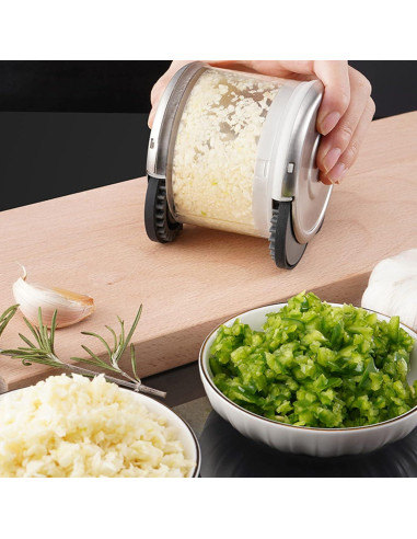 Prensador de Ajo Maxracy Acero Inoxidable Fácil Limpieza