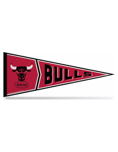 Banderín de Fieltro Rico Industries Chicago Bulls 30x76 cm