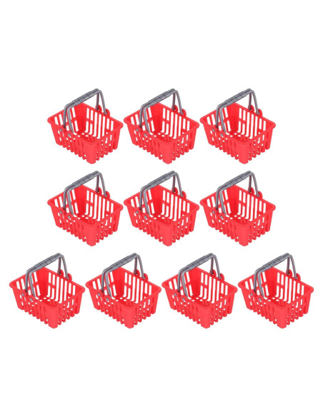 Mini Cestas de Plástico Toddmomy 10 Pcs para Juguetes Mini Cestas de Plástico Toddmomy 10 Pcs para Juguetes