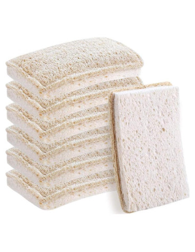 Esponjas de Cocina Ecológicas WANGDA.G 6PCS Biodegradables