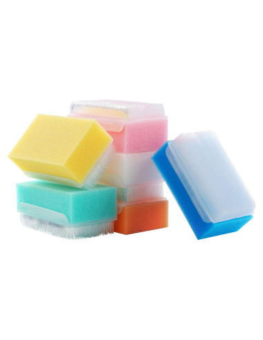 Esponjas de Baño para Bebés Ziznba - 6 Pcs Suaves y Seguras