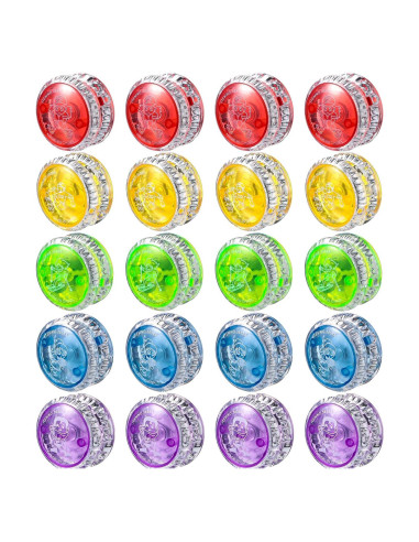 Sumind 40 Piezas Pelotas LED Coloridas para Fiestas