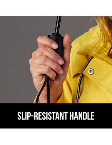 Paraguas Compacto Gorilla Grip Automático Resistente al Viento