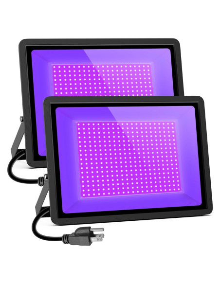 Proyector LED 500W TGYWCHY Luz Negra IP66 para Fiestas Proyector LED 500W TGYWCHY Luz Negra IP66 para Fiestas