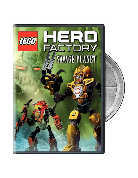 LEGO Hero Factory Savage Planet DVD 45 min Animado LEGO Hero Factory Savage Planet DVD 45 min Animado