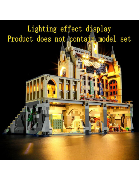 Kit de Luz LED GEAMENT para Lego Harry Potter Gran Comedor Kit de Luz LED GEAMENT para Lego Harry Potter Gran Comedor
