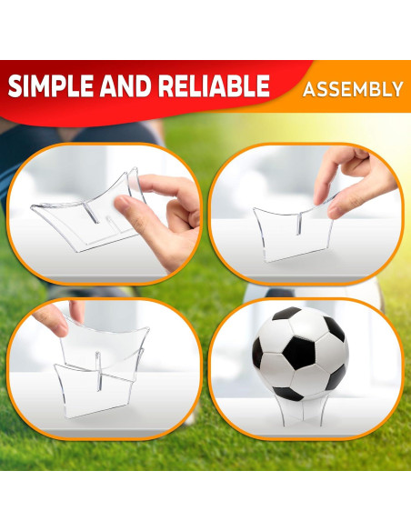 Soporte Acrílico para Balones de Fútbol - LIBERHAUS 6.6 cm Soporte Acrílico para Balones de Fútbol - LIBERHAUS 6.6 cm
