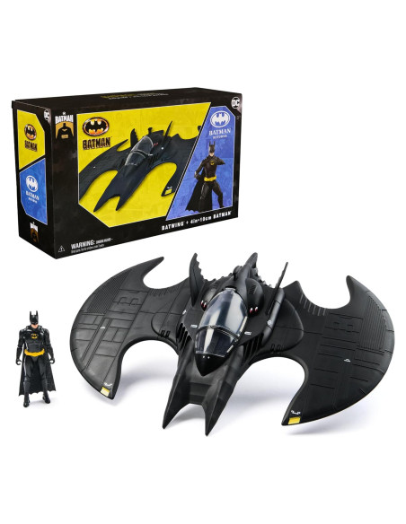 Conjunto Batwing y figura Batman 4" Spin Master - Edición 85 Aniversario Conjunto Batwing y figura Batman 4" Spin Master - Edición 85 Aniversario