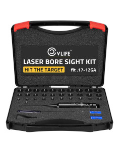 Kit de alineación láser CVLIFE con 32 adaptadores para caza
