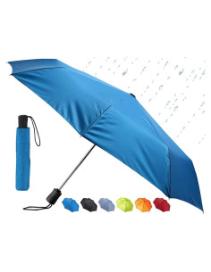 Paraguas Lewis N. Clark Automático Verde Azulado 96,5 cm