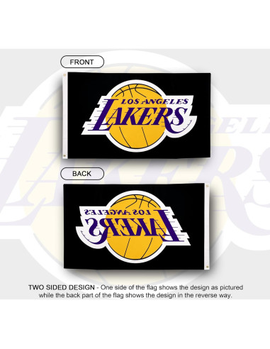 Bandera Los Angeles Lakers Desert Cactus 3x1.5m Poliester