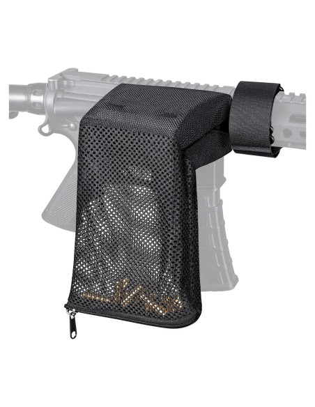 Colector de Cartuchos CVLIFE Táctico Negro con Malla Resistente Colector de Cartuchos CVLIFE Táctico Negro con Malla Resistente