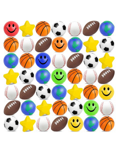 60 Mini Pelotas Antiestrés para Niños - Oleitodh