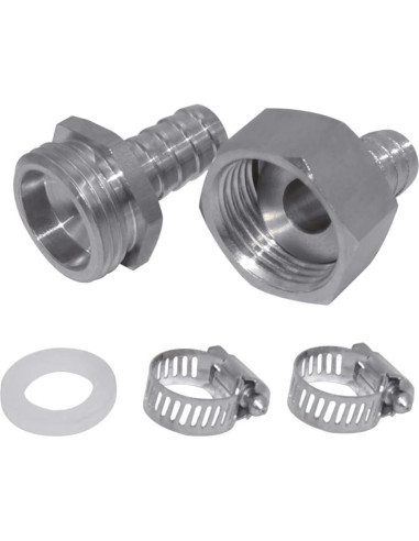 Kit de Reparación de Manguera Fitvell 1/2" Barb a 3/4" GHT