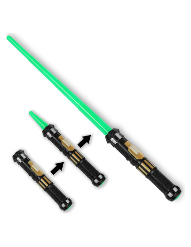 Sable Iluminado MewduMewdu Verde con Luz y Sonido