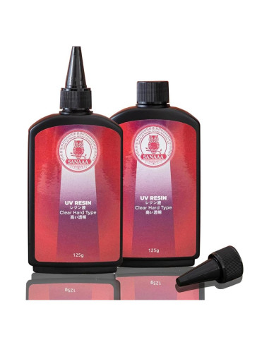 Resina UV Dura Cristalina SANAAA 250g para Joyería DIY