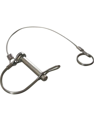 Pasador de Acoplador de Remolque HILILON 8mm x 45mm con Clip