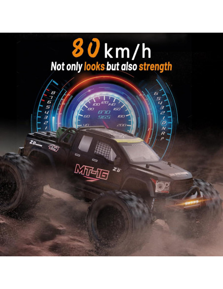 Coche RC 4X4 WSZSJ MT-16 Todo Terreno 80 km/h Coche RC 4X4 WSZSJ MT-16 Todo Terreno 80 km/h